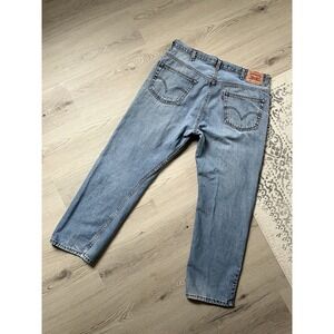Levi's‎ 505 Mens Jeans Size 40x30 Regular Fit Cotton Straight Leg Mid Rise Denim